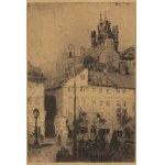 Zofia Stankiewicz (1862 Ryzhiv, Ukraina - 1955 Warszawa), Plac Zamkowy w Warszawie, przed 1939