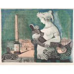 Alicja Halicka (1894 Kraków - 1975 Kraków), Plac de la Concorde w Paryżu, 1955