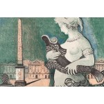 Alicja Halicka (1894, Kraków – 1975, Kraków), Place de la Concorde in Paris, 1955