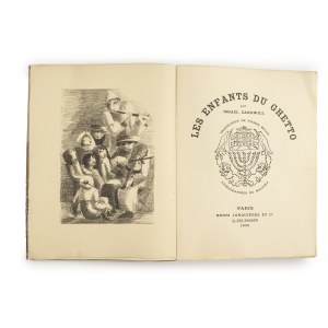 Alicja Halicka (1894, Kraków – 1975, Kraków), *Les enfants du ghetto*, featuring 24 lithographic illustrations by the artist, 1925