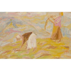 Monika Piwowarska (1914 Orenburg, Russia - 2006 Varsavia), La falciatura del fieno