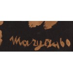 Pinchas Burstein \ Maryan (1927 Nowy Sącz - 1977 Nowy Jork), Z cyklu Personnages, 1960