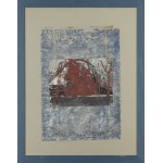 Andrzej Marian Bartczak (1945 Kutno – 2025 Łódź), „Landschaft mit einer alten Karte II“, 1998