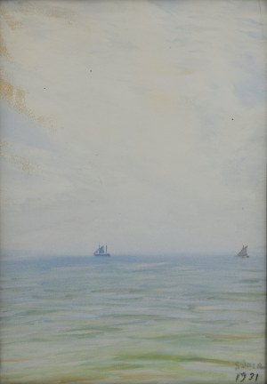SOTER JAXA-MAŁACHOWSKI (1867-1952), Widok na morze, 1931