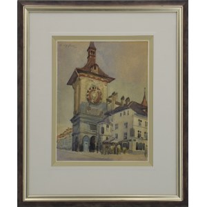 WŁADYSŁAW SKOCZYLAS (1883–1934), Der Turm in Bern