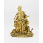 An allegorical figure of a woman