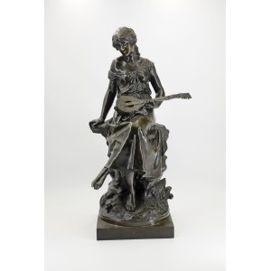 AUGUSTE MOREAU (1834-1917), La jeune fille à la mandoline - Mignon