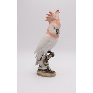 ROYAL DUX BOHEMIA, A cockatoo on a tree branch