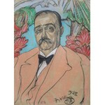 Stanisław Witkiewicz (1885 Warszawa - 1939 Jeziory na Polesiu), Portret mężczyzny, X 1926 r.