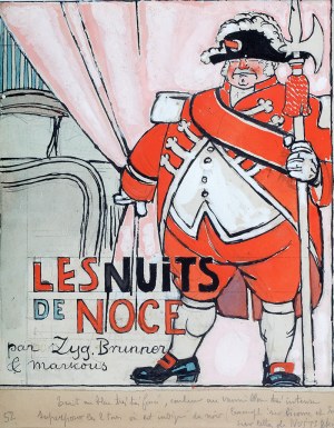 Louis Marcoussis (1878 Warszawa - 1941 Cusset), Projekt okładki L'Assiette au Beurre, 1912 r.