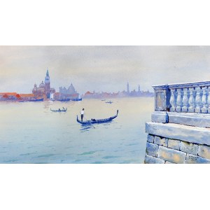 Soter Małachowski-Jaxa (1867 Wolanów - 1952 Kraków), San Giorgio Maggiore – Wenecja, 1930 r.