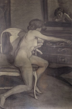 Zofia Atteslander (1874 Luborzyce – po 1928), Akt kobiecy, 1910 r.