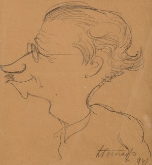 Zbigniew Pronaszko (1885 Debreczyn - 1958 Kraków), Portret mężczyzny, 1941 r.