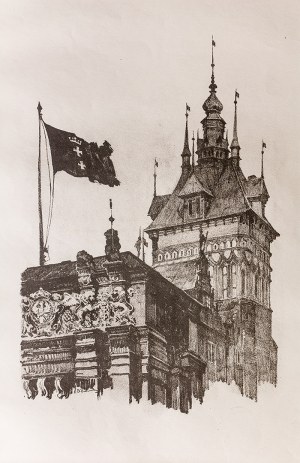 Jan Kanty Gumowski (1883 Krościenko nad Dunajcem - 1946 Kraków), Widok na Bramę Wyżynną