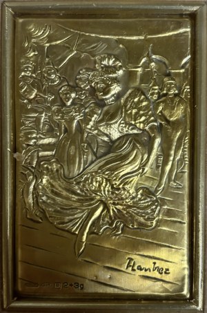 Henri de Toulouse-Lautrec (1864 - 1901 ), Marcelle Lender tańcząca bolero w operetce Chilpéric