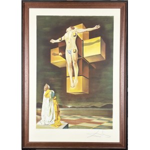 Salvador Dalí (1904–1989), *Crucifixion (Corpus Hypercubus)*, 1954 (1954)(