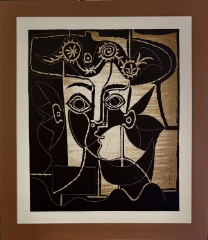 Picasso Pablo (1881-1973), Głowa kobiety w ozdobnym kapeluszu,1991(1962)