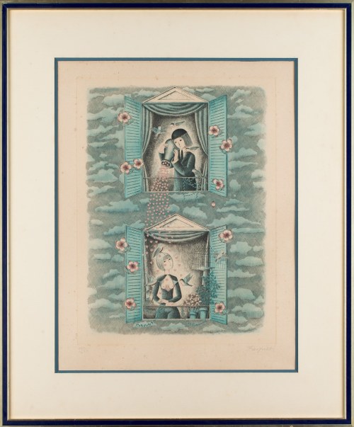 Raymond Peynet (1908 - 1999), Znaki zodiaku: Wodnik
