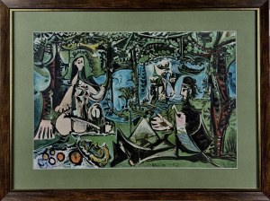 Pablo Picasso 1881-1973, z cylu „Le Déjeuner sur l’herbe” ( Obiady na trawie) 1962