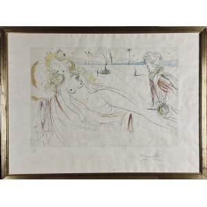 Salvador Dalí (1904–1989), *Venus and the Organist*, from the print series *Suite mythologique nouvelle*, 1971