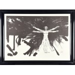 Raymond Moretti (1931-2005), Człowiek witruwiański (Hołd dla Leonarda da Vinci) / L'homme de Vitruve (Hommage à Léonard de Vinci) 1982