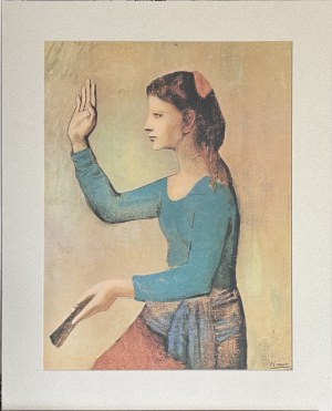 Pablo Picasso (1881-1973), „Kobieta z wachlarzem” (Femme à l'éventail) 1906