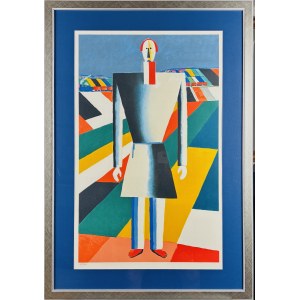 Kazimierz Malewicz (1879–1935), „Bauer auf dem Feld“, 70er Jahre des 20. Jahrhunderts.