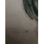 Francis Lassus de SAINT-GENIES (1925-2018), Kobieta w mitologicznym kasku, lata 60-te XX w.
