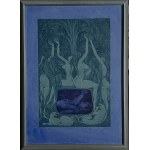 Ernst Fuchs (1930-2015), Jardin d'Éden (Ogród Edenu) 1966