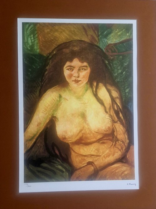 Edvard Munch (1863-1944) Madonna (znana również jako Coquetterie / Kokieteria lub Kobieta w zielonym tle)