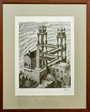 Maurits Cornelis Escher (1898-1972) Wodospad (1961)