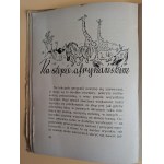 Jan ŻABIŃSKI. On the Fierce Lion. With illustrations by Kazimierz Prus. Warsaw, 1949 [Talks broadcast on Polish Radio, 52 photographs, 54 illustrations][Righteous Among the Nations]