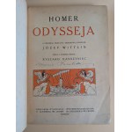 HOMER. THE ODYSSEY. Translated and with a foreword by Józef Wittlin. An essay on Homer by Ryszard Ganszyniec. OSSOLINEUM, LVIV, 1924 [BINDING]