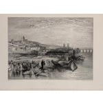 William Turner—The Painter’s Journeys Through France. ENGRAVING: View of Melon. London, 1835