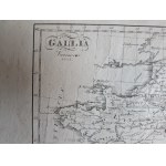 GALLIA VARSAVIAE 1824 [map: Gaul, Warsaw 1824]