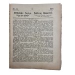 “Kreis-Blatt für den Schrodaer Kreis / Weekly Newspaper for the Środa County,” No. 13, Wednesday, March 27, 1875.