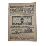 LANDWIRTSCHAFTLICHES CENTRALBLATT FÜR DIE PROVINZ POSEN - Poznań 1918 - agriculture / machinery / advertisements