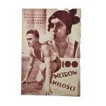 100 METERS OF LOVE - film program, Adolf Dymsza, Zula Pogorzelska, 1932, RARE