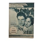 TO SIBERIA (Fiery Hearts) — film program, Smosarska, Brodzisz, Bodo, 1930