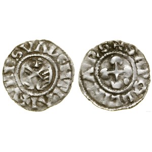 France, denarius, late 13th century, Valencia