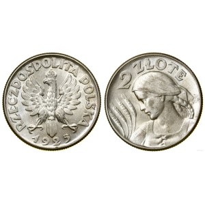 Poland, 2 zlote, 1925, Philadelphia