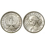 Poland, 2 zlote, 1925, Philadelphia