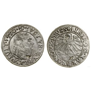 Duchy of Prussia (1525–1657), grosz, 1550, Königsberg