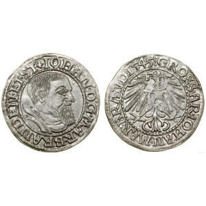 Silesia, grosz, 1545, Krosno