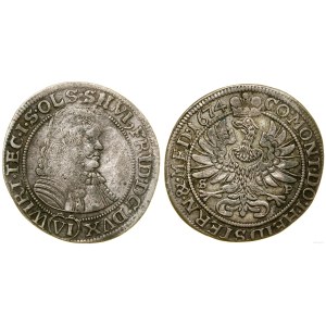 Silesia, 6 kreuzers, 1674 SP, Oleśnica