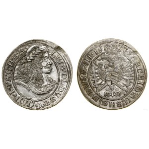 Silesia, 6 kreuzers, 1673 SHS, Wrocław