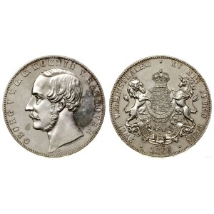 Germany, 2 thalers = 3 1/2 gulden, 1866, Hanover
