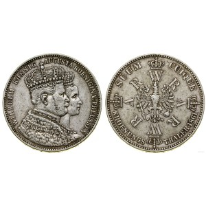 Germany, Coronation Thaler (Vereinstaler), 1861 A, Berlin