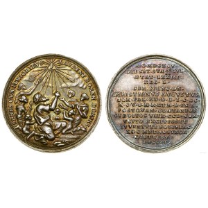 Niemcy, medal z okazji 50. rocznicy panowania, 1695