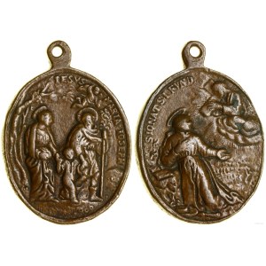 Dewocjonalia, medalik jezuicki, (ok. I poł. XVIII w.)